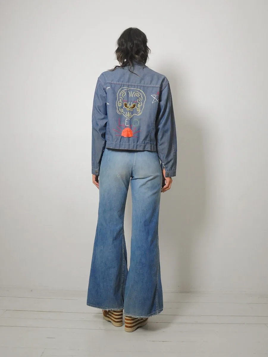 1960's/70's Leo Zodiac Jean Jacket