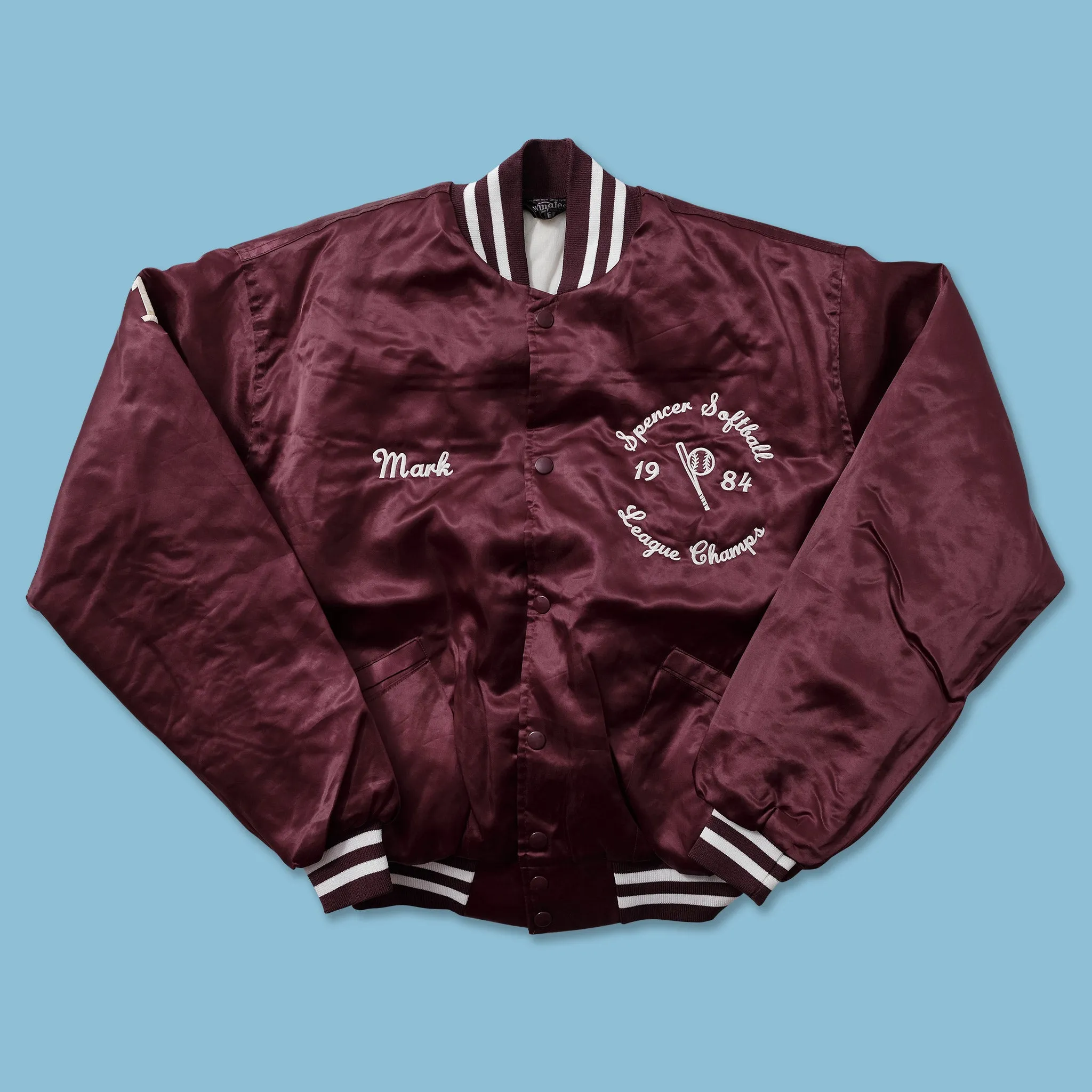 1984 Padded Varsity Jacket Large