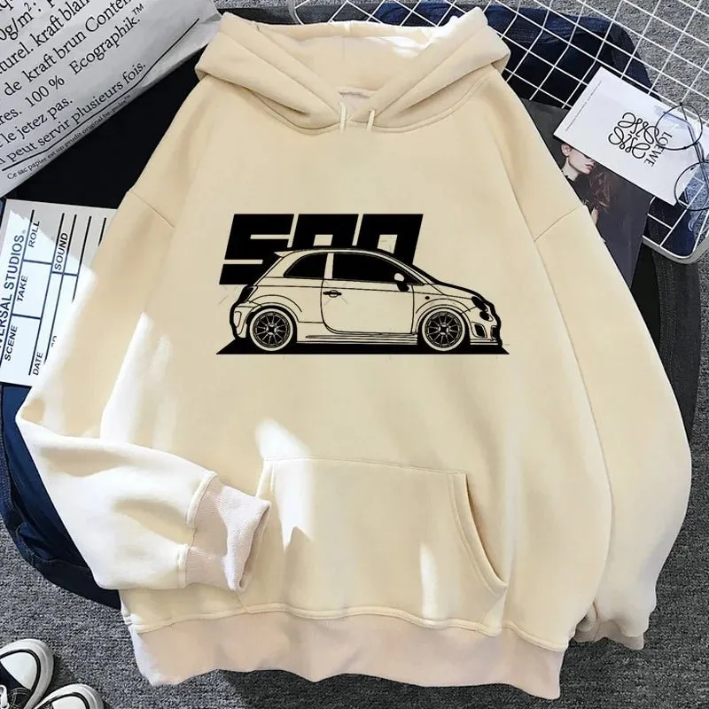 Abarth hoodies men and women 2022 graphic printed male sweatshirts pullover Ulzzang manga