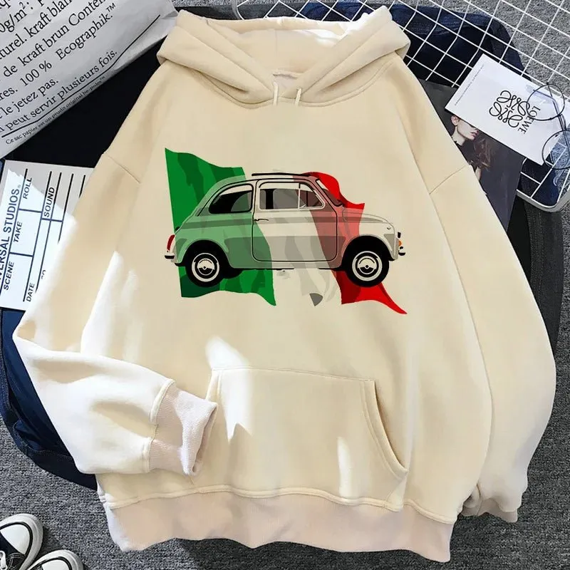 Abarth hoodies men and women 2022 graphic printed male sweatshirts pullover Ulzzang manga