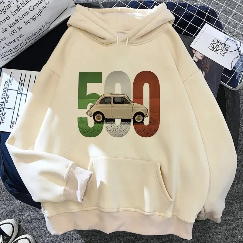 Abarth hoodies men and women 2022 graphic printed male sweatshirts pullover Ulzzang manga