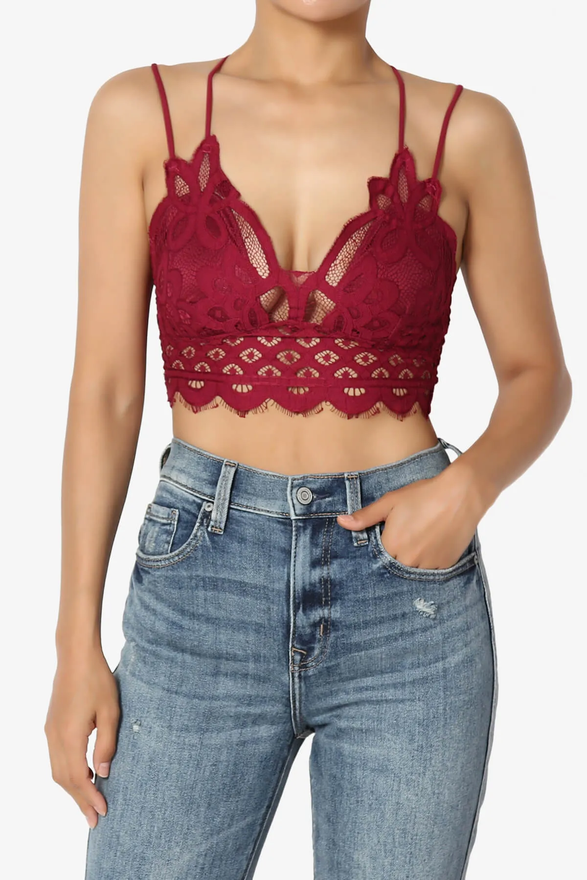 Adella Crochet Lace Bralette PLUS MORE COLORS