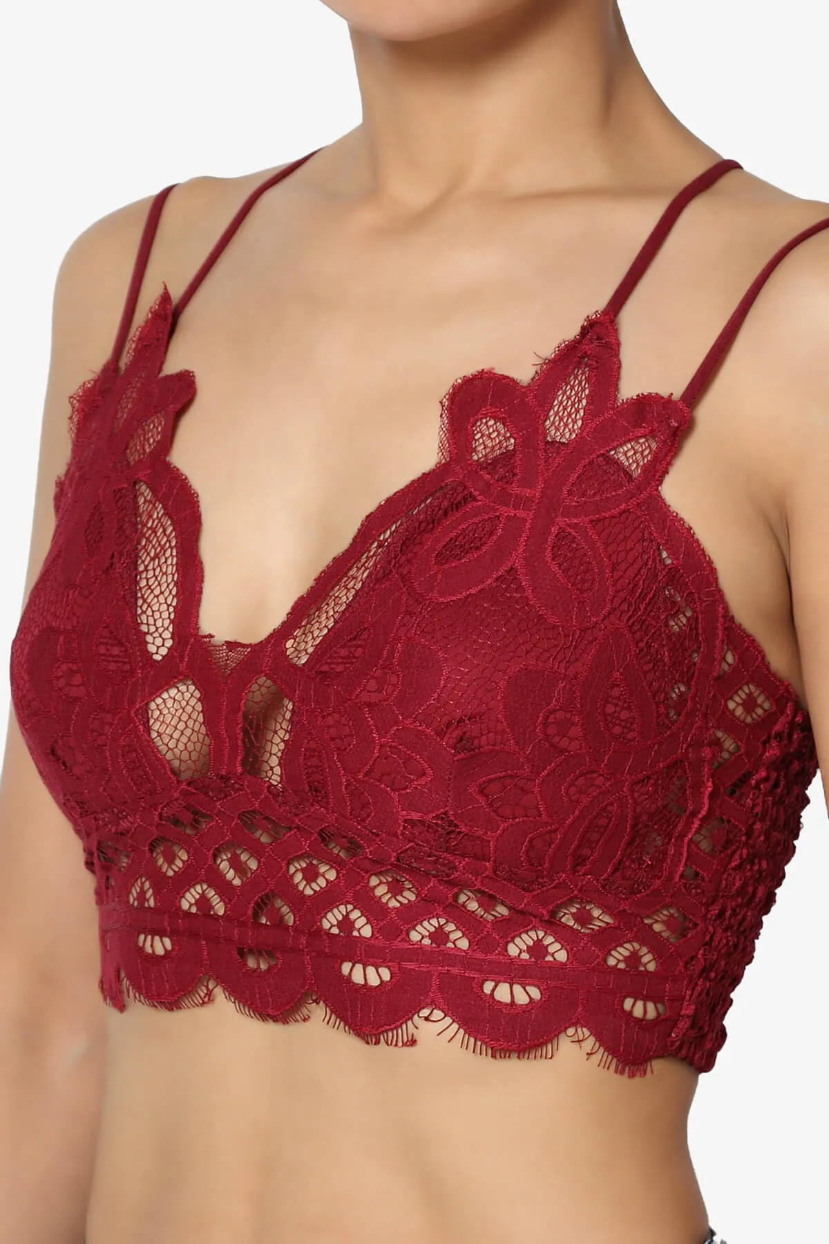 Adella Crochet Lace Bralette PLUS