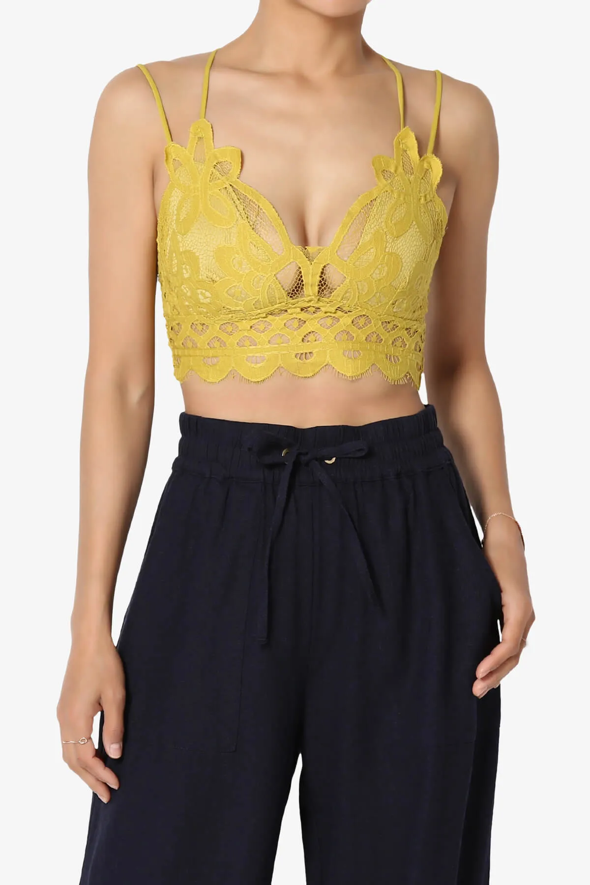 Adella Crochet Lace Bralette PLUS