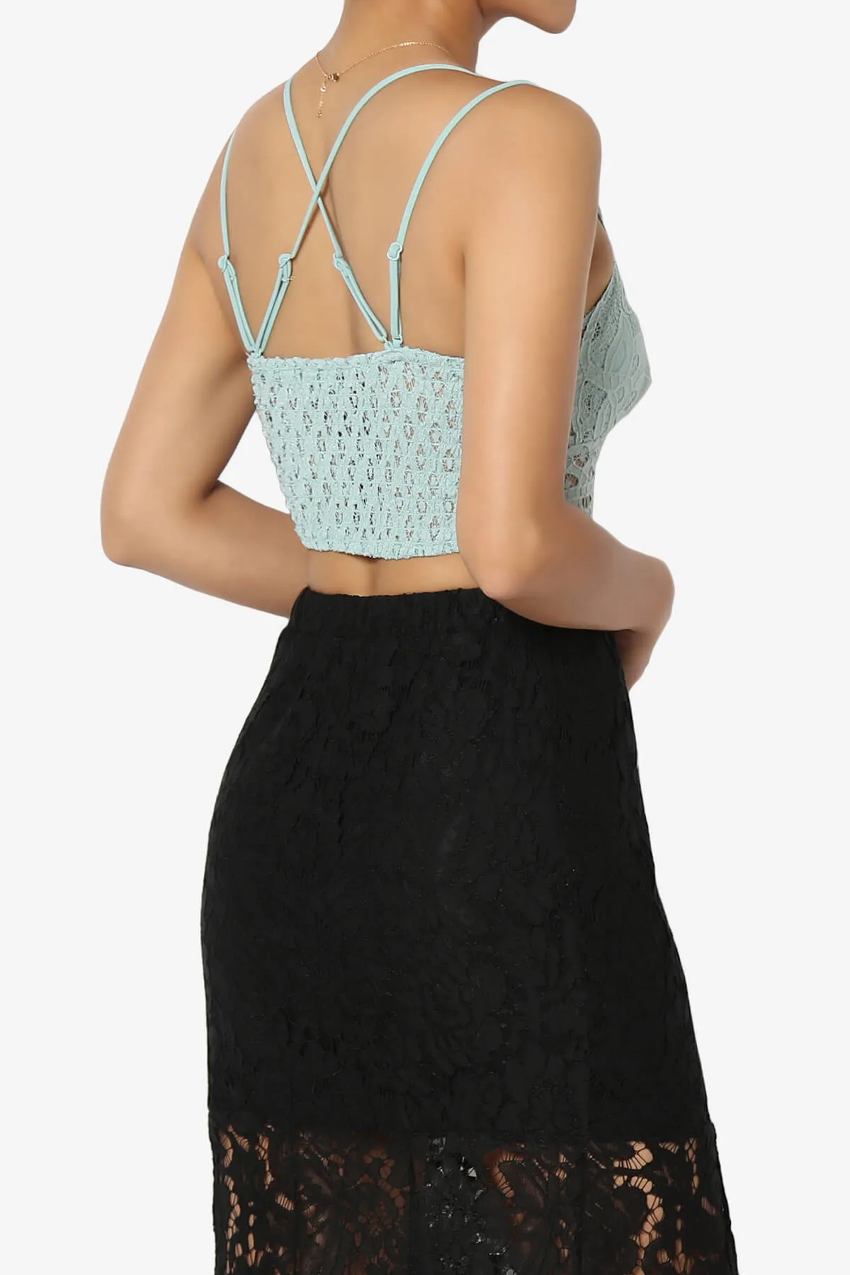 Adella Crochet Lace Bralette PLUS