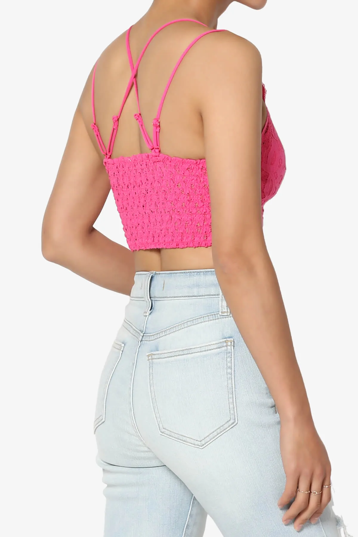 Adella Crochet Lace Bralette PLUS