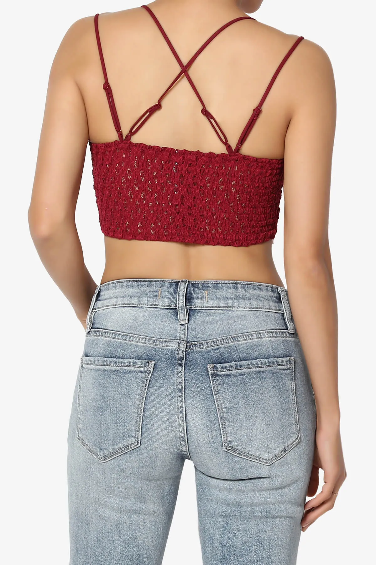 Adella Crochet Lace Bralette PLUS