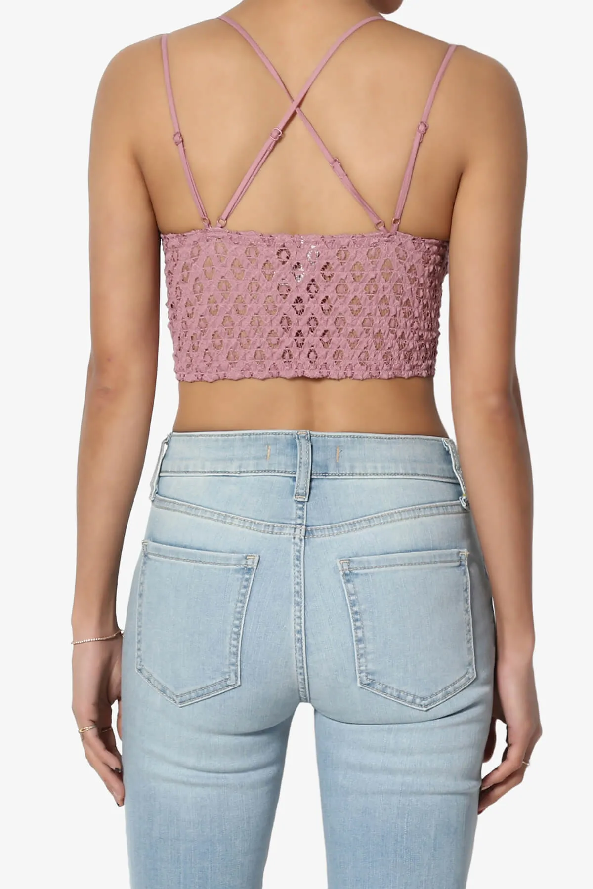 Adella Crochet Lace Bralette PLUS