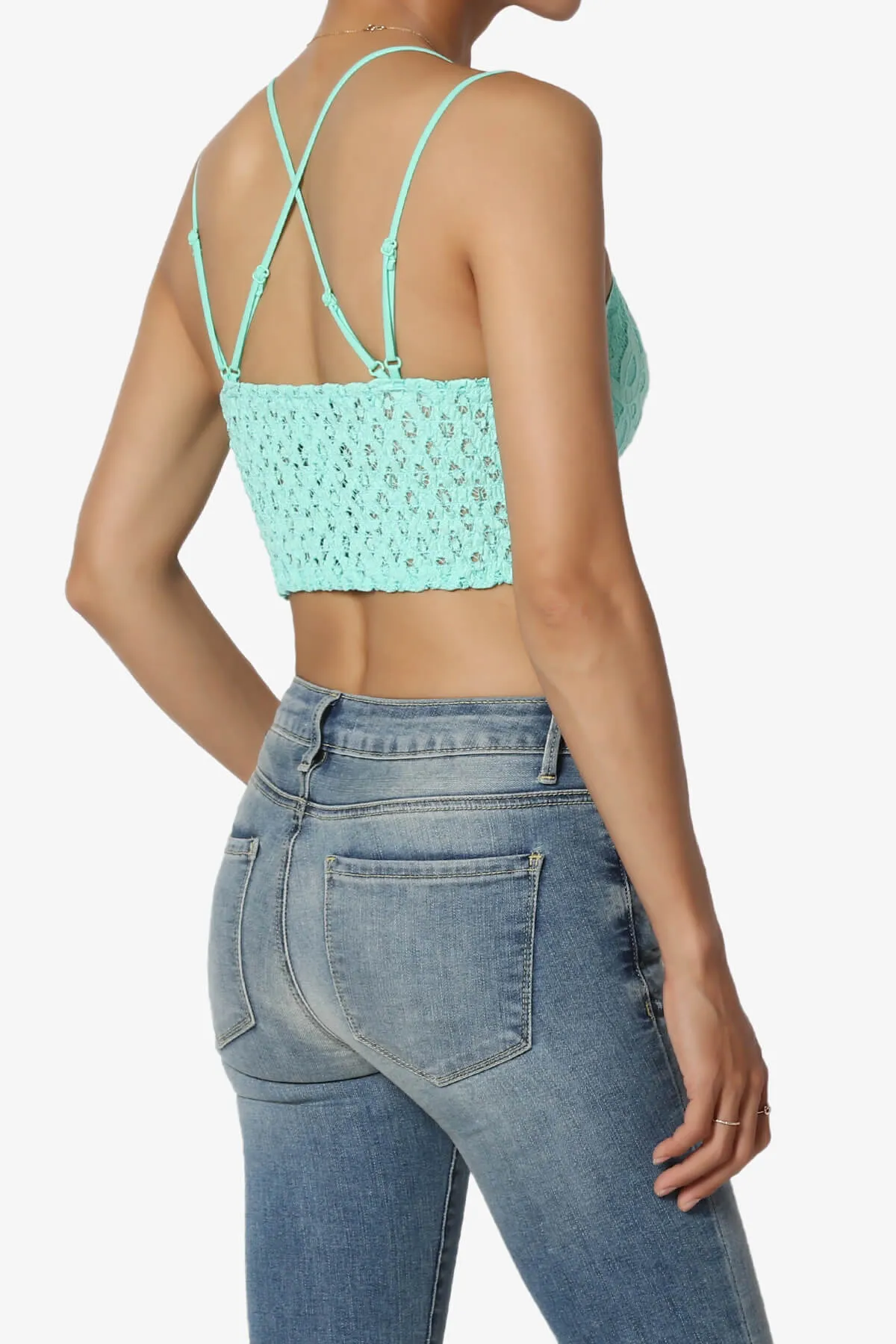 Adella Crochet Lace Bralette PLUS