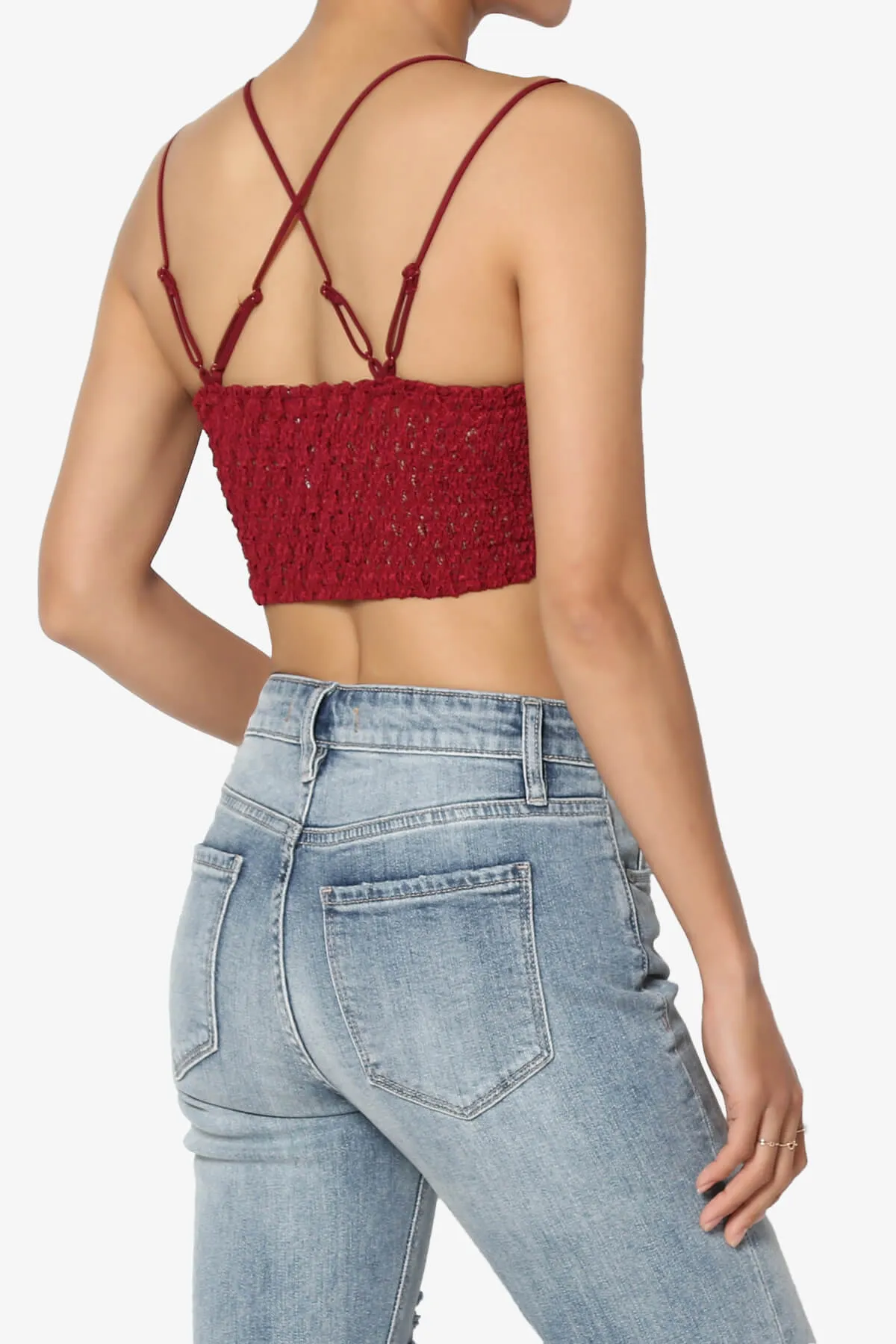 Adella Crochet Lace Bralette PLUS