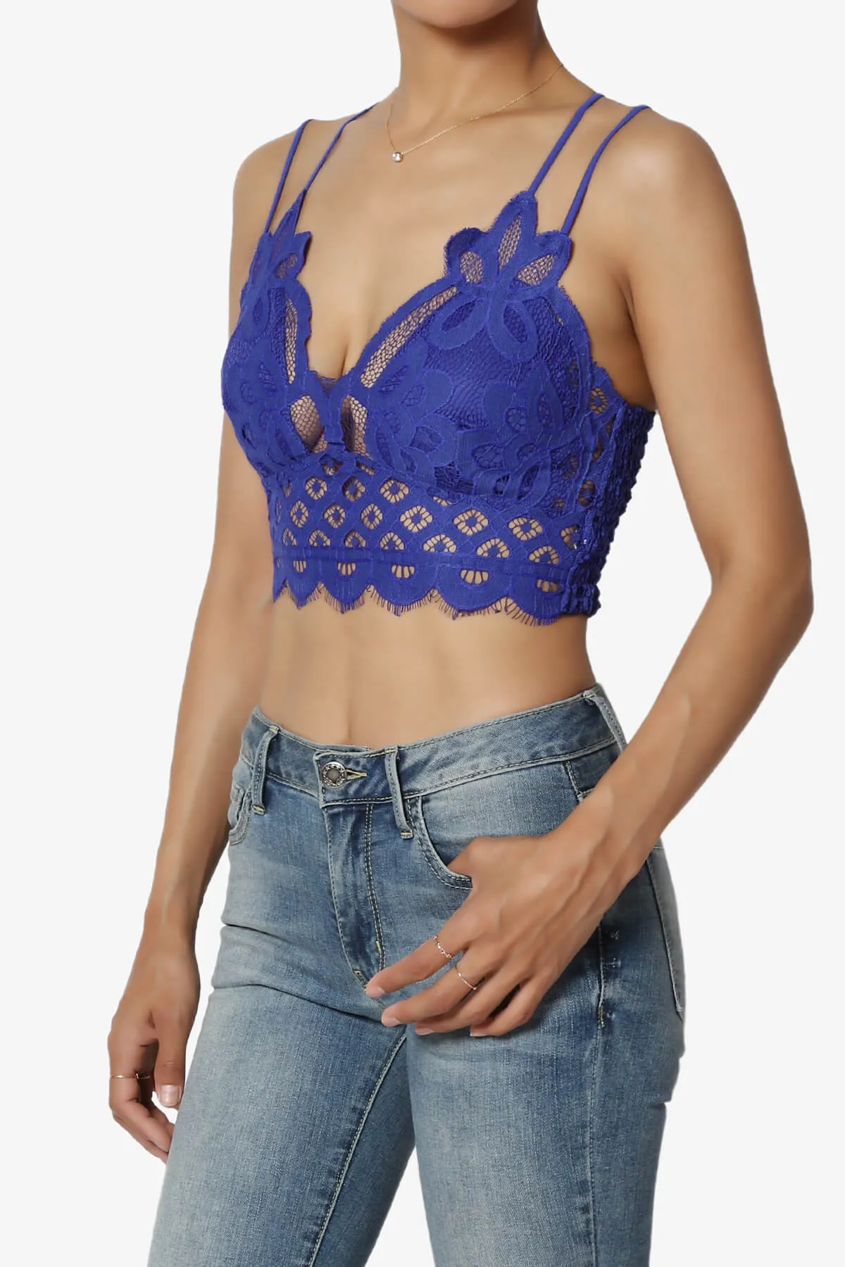 Adella Crochet Lace Bralette PLUS