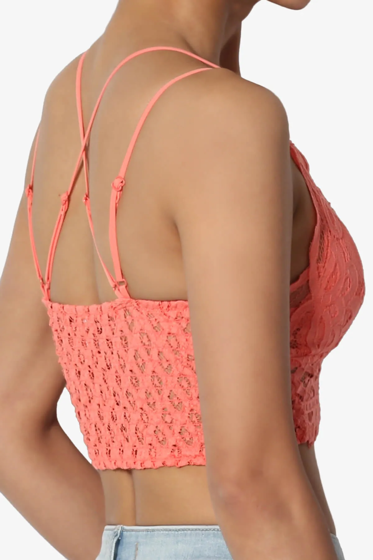 Adella Crochet Lace Bralette PLUS