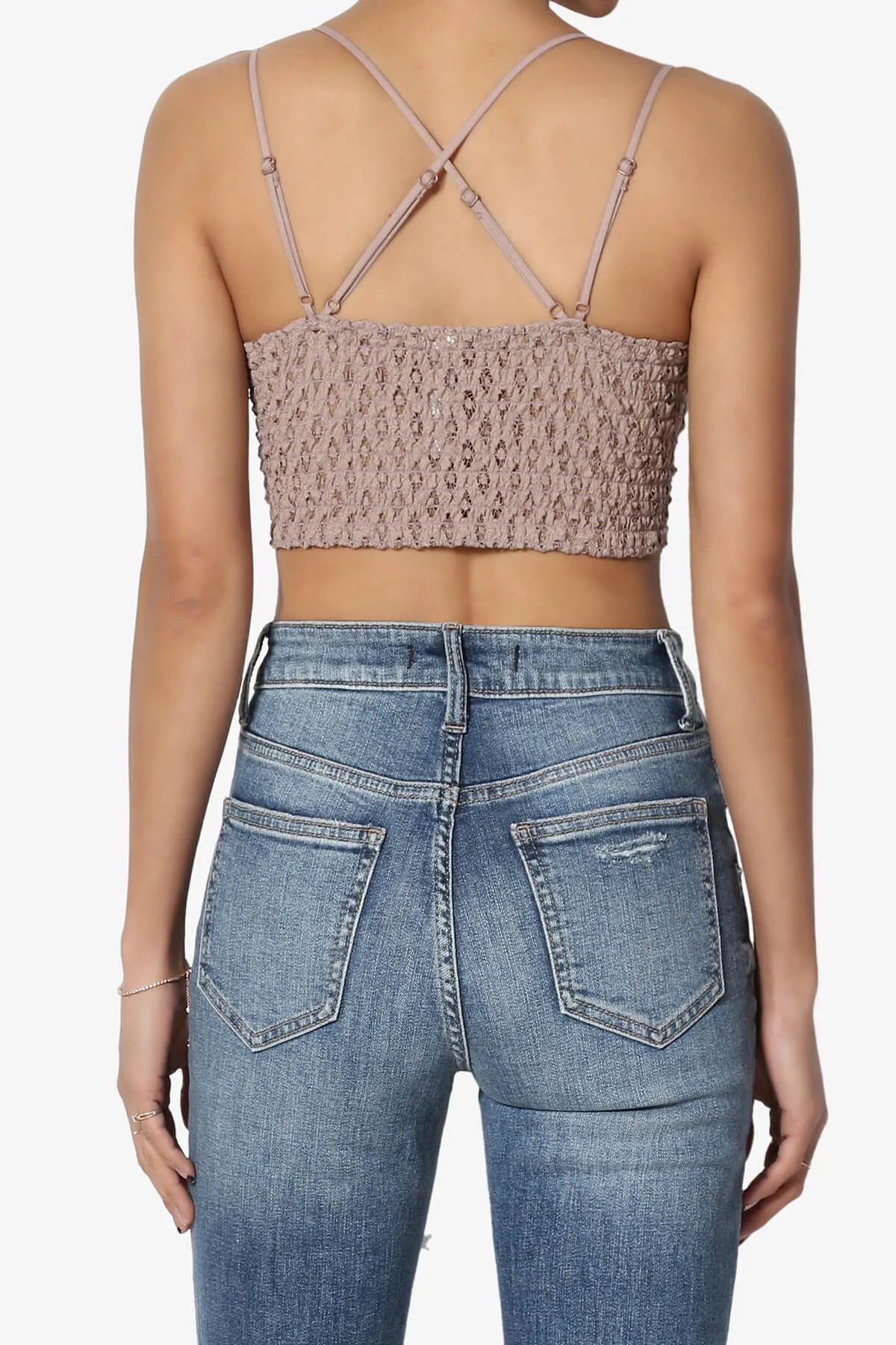 Adella Crochet Lace Bralette PLUS