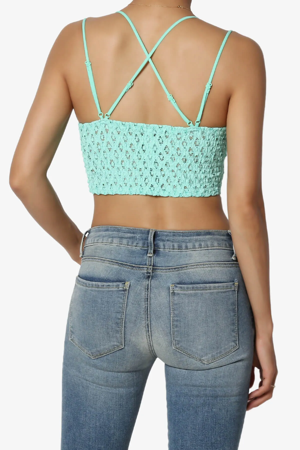 Adella Crochet Lace Bralette PLUS