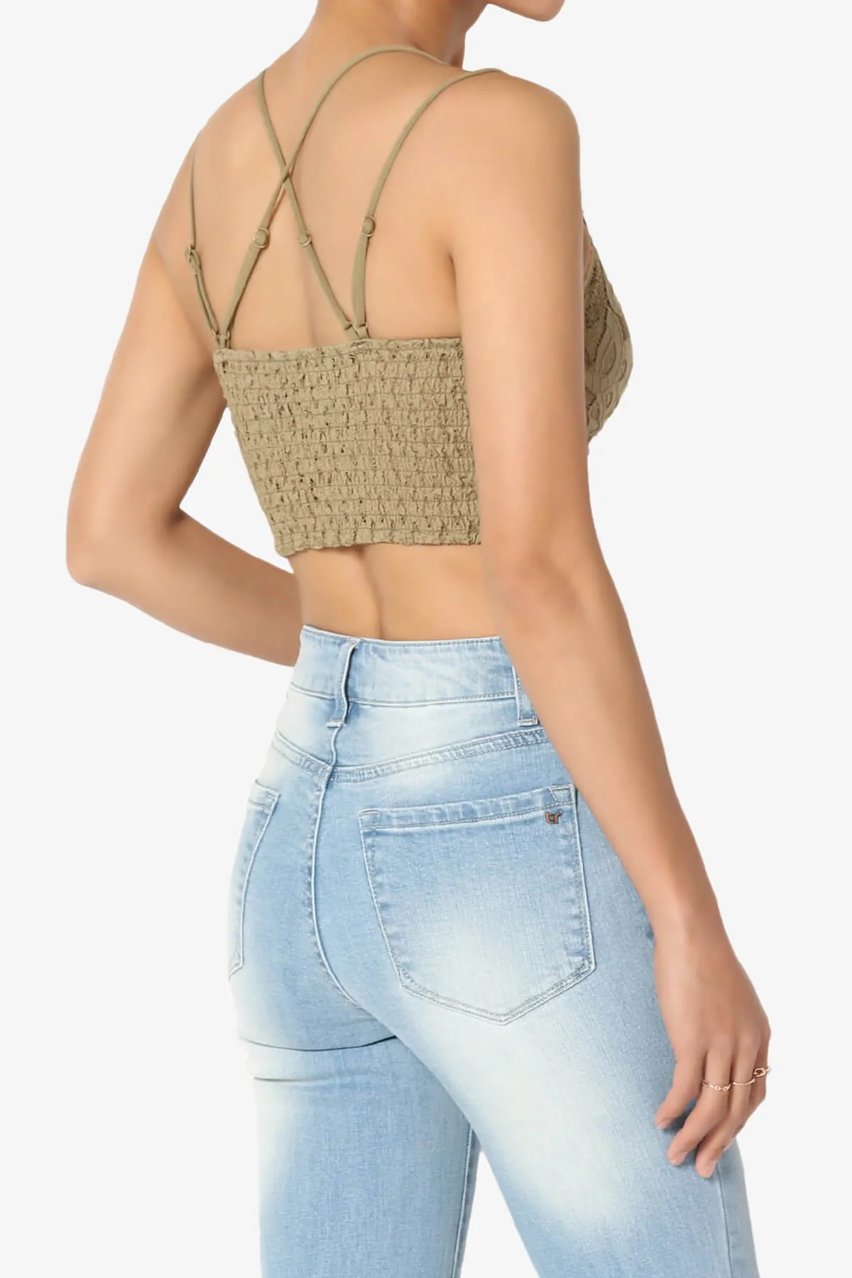 Adella Crochet Lace Bralette PLUS