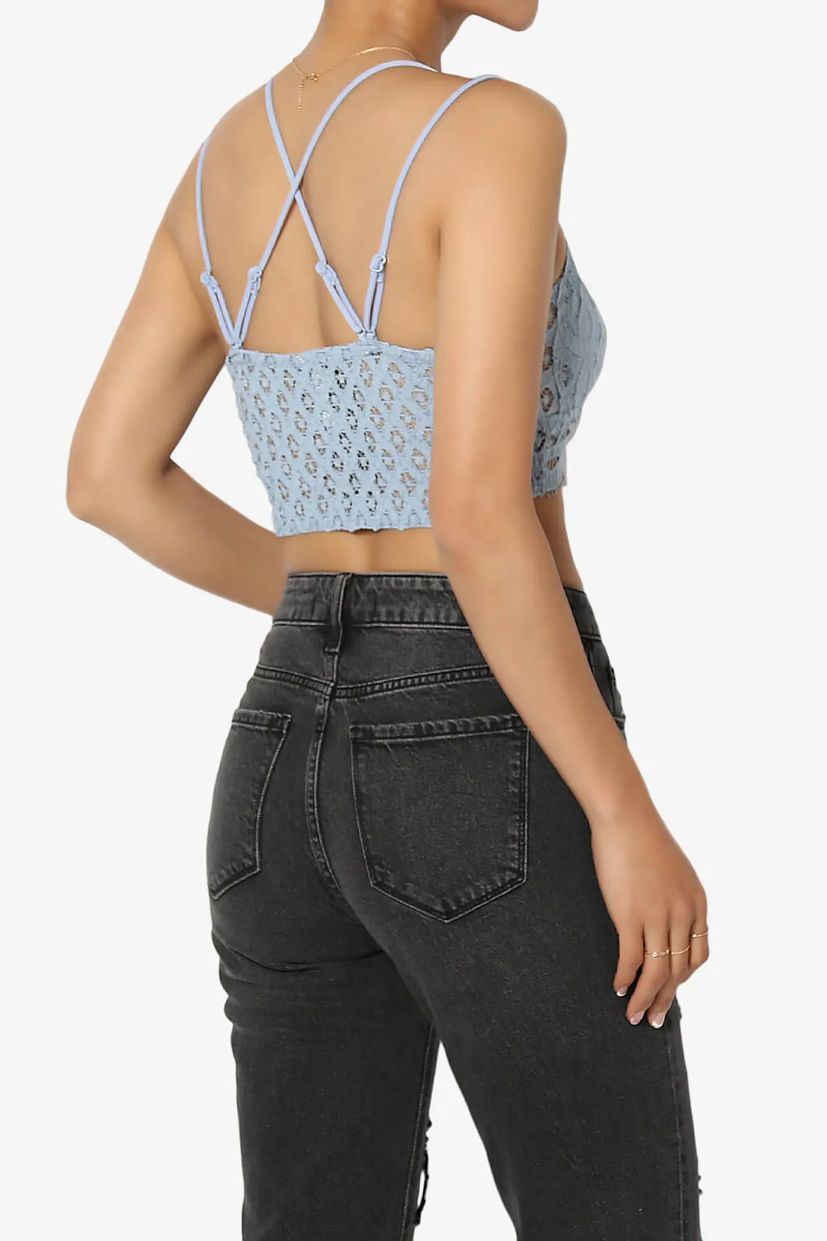 Adella Crochet Lace Bralette PLUS