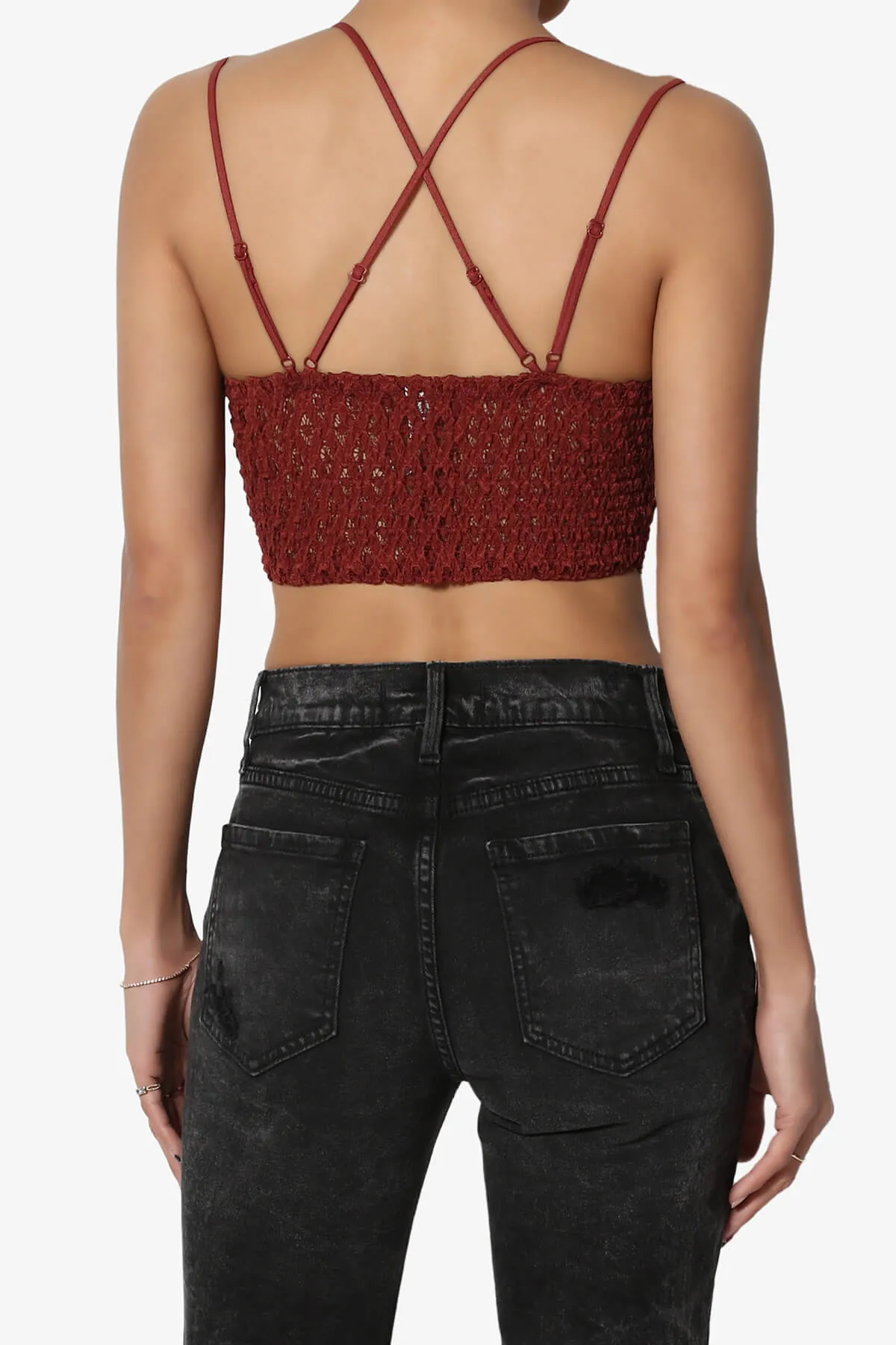 Adella Crochet Lace Bralette PLUS