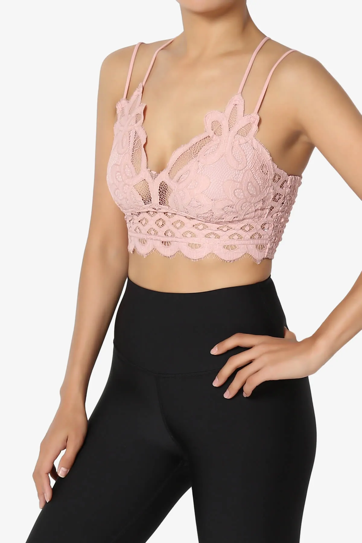 Adella Crochet Lace Bralette PLUS