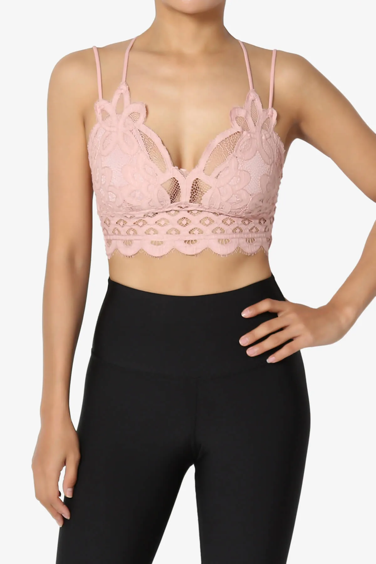 Adella Crochet Lace Bralette PLUS