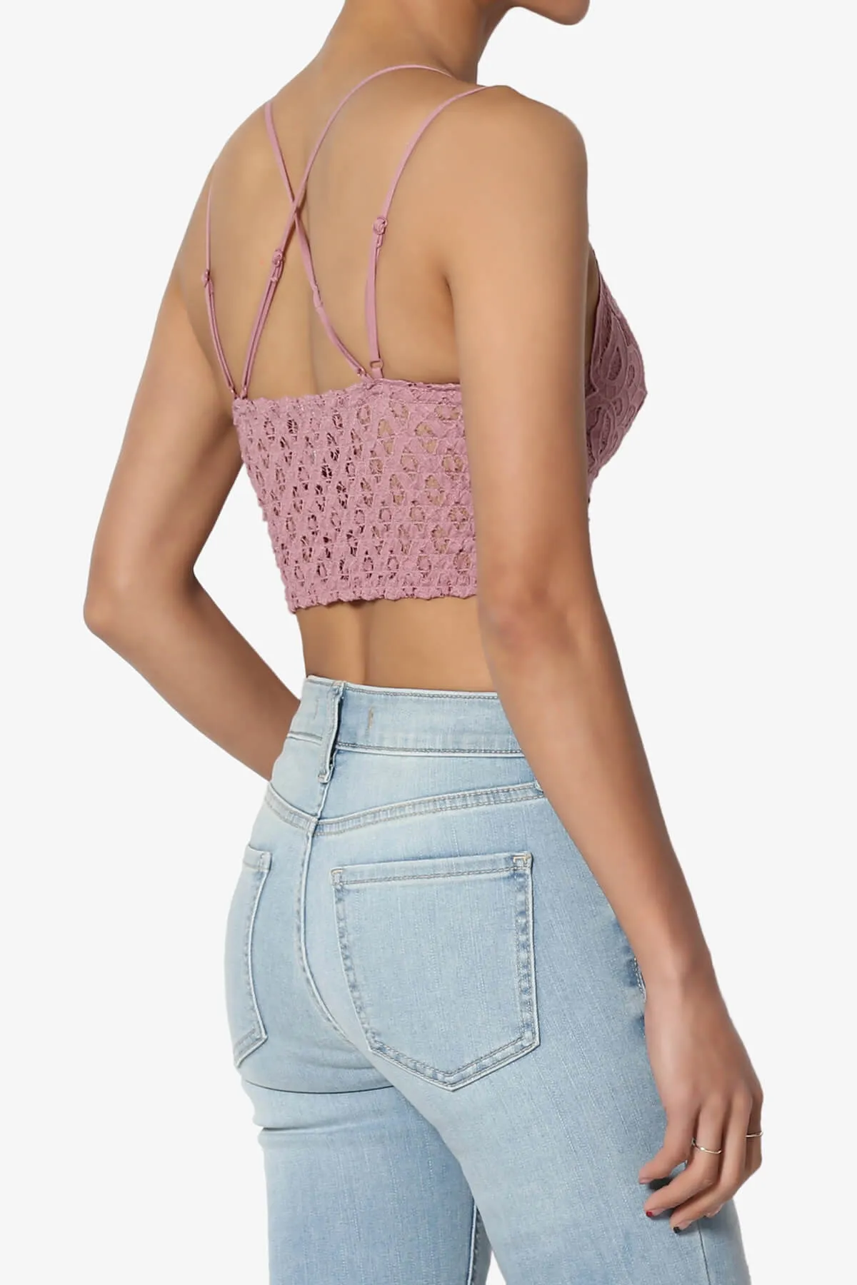 Adella Crochet Lace Bralette PLUS