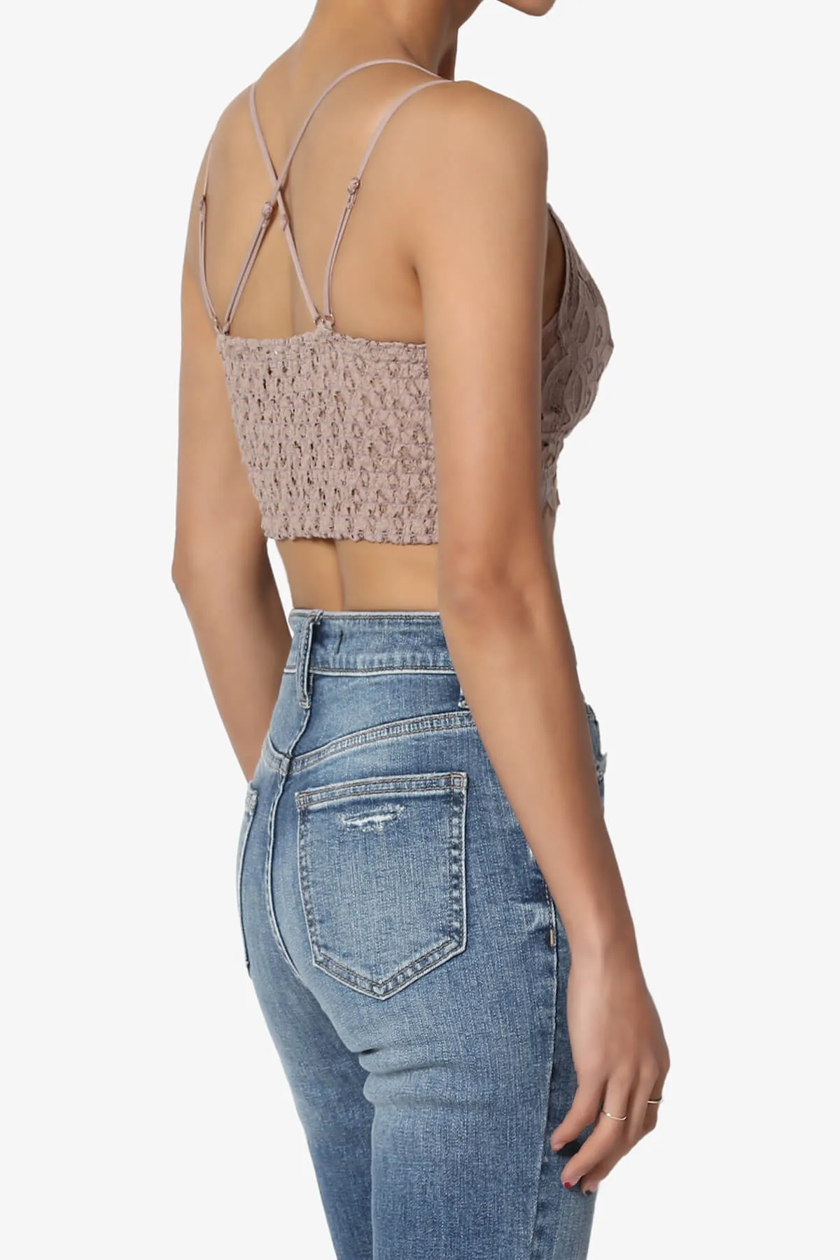 Adella Crochet Lace Bralette PLUS