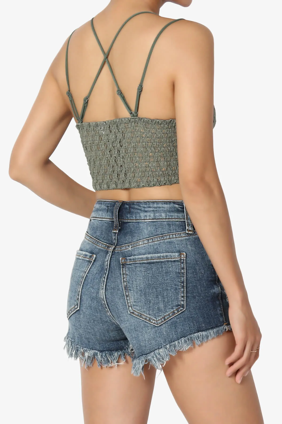 Adella Crochet Lace Bralette PLUS