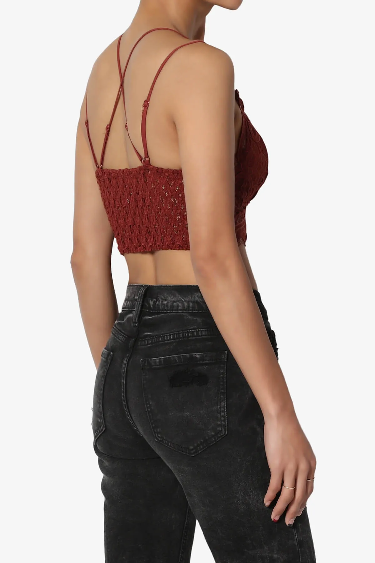 Adella Crochet Lace Bralette PLUS