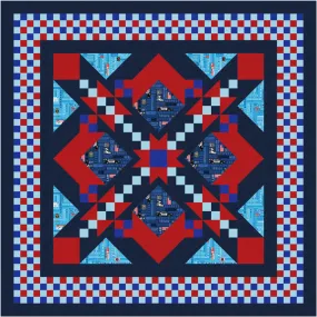 All-American Heroes Quilt Pattern TTQ-114 - Paper Pattern