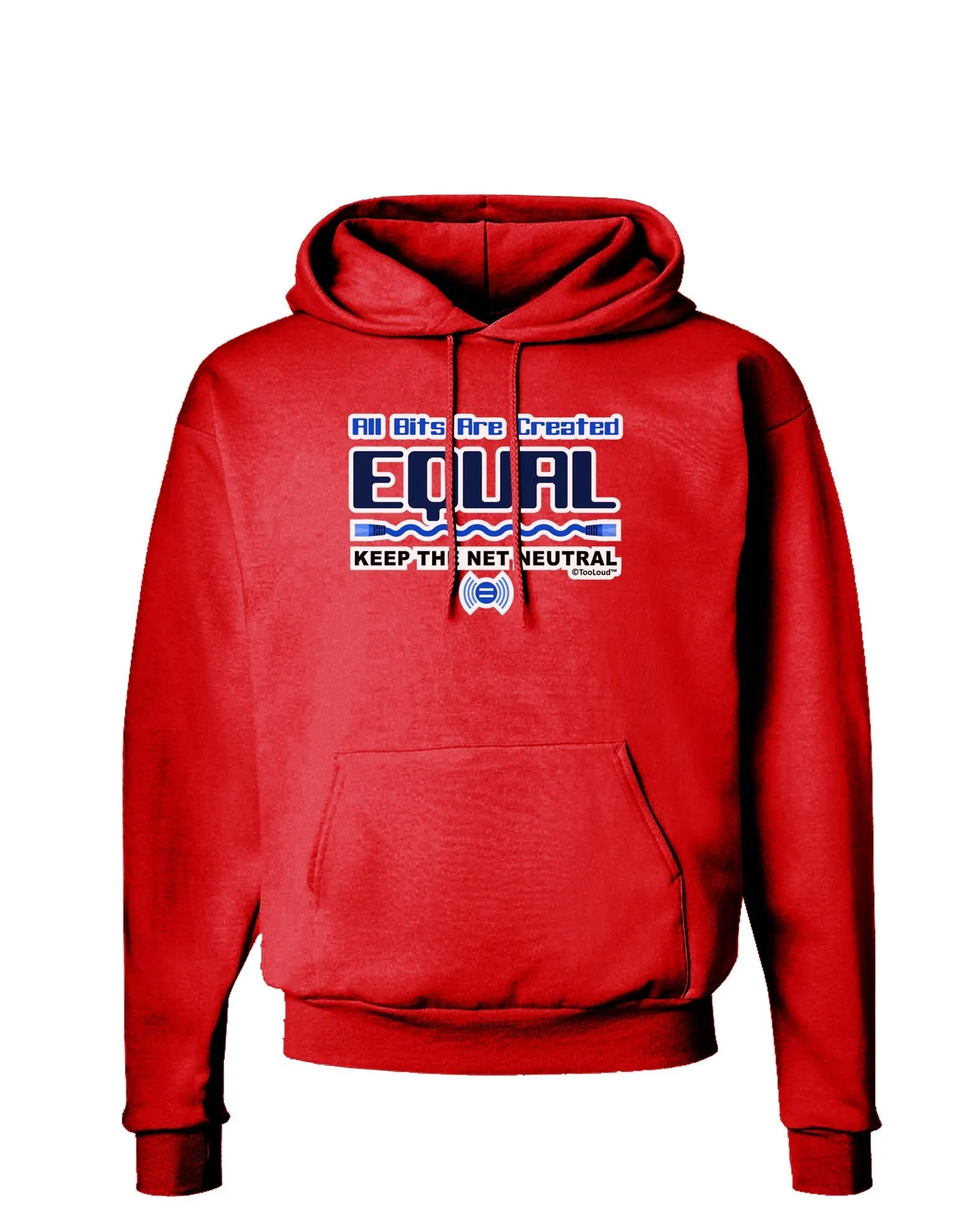 All Bits Are Created Equal - Net Neutrality Dark Hoodie Sweatshirt