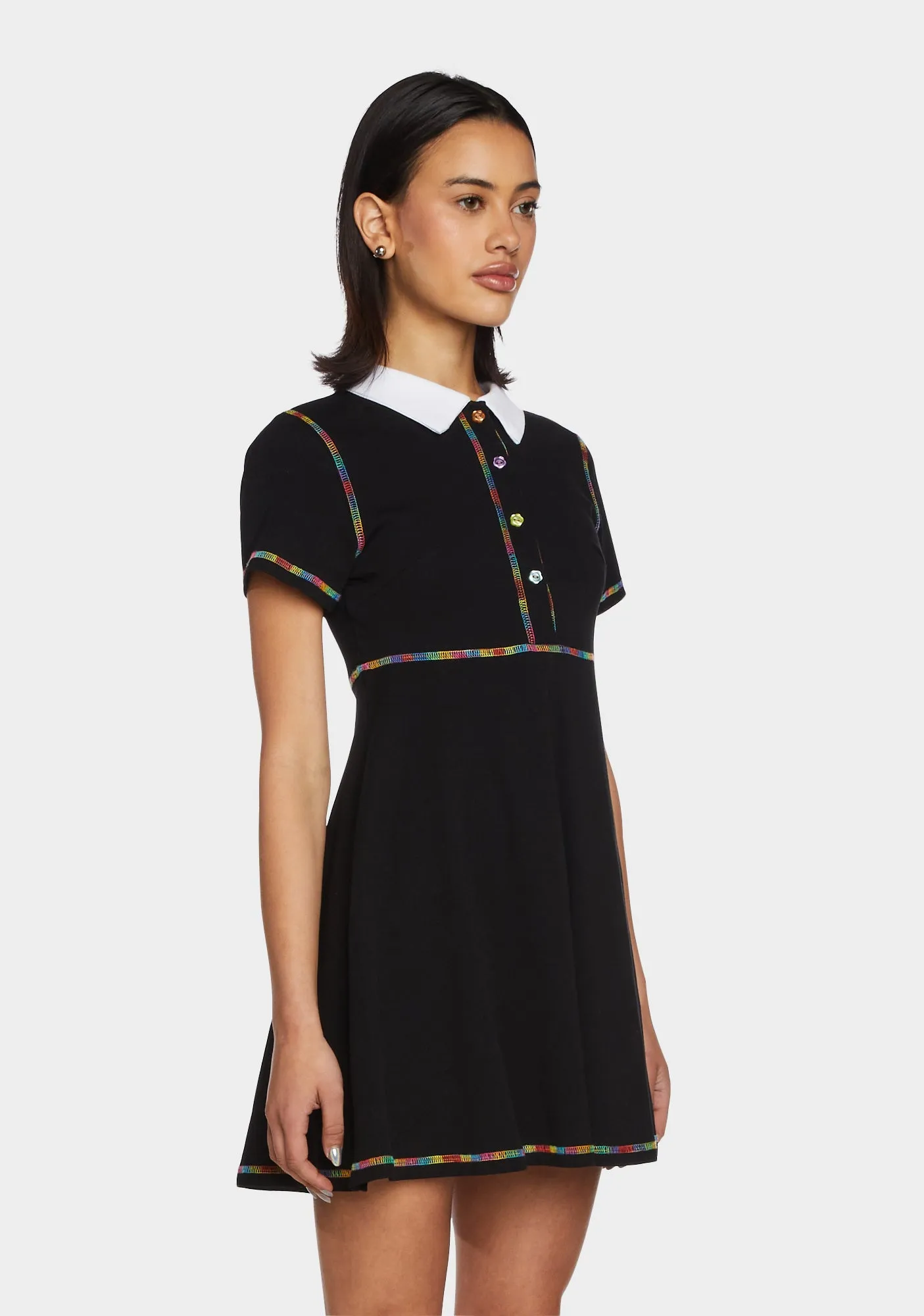 All Hail Me Babydoll Dress - Black