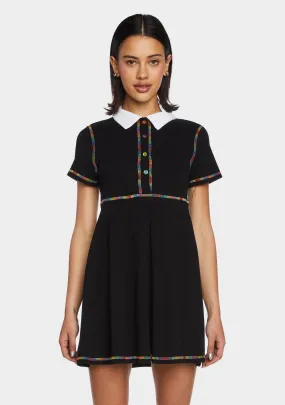 All Hail Me Babydoll Dress - Black