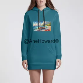 Aloha Sea Turtle Womens Hoodie Dress