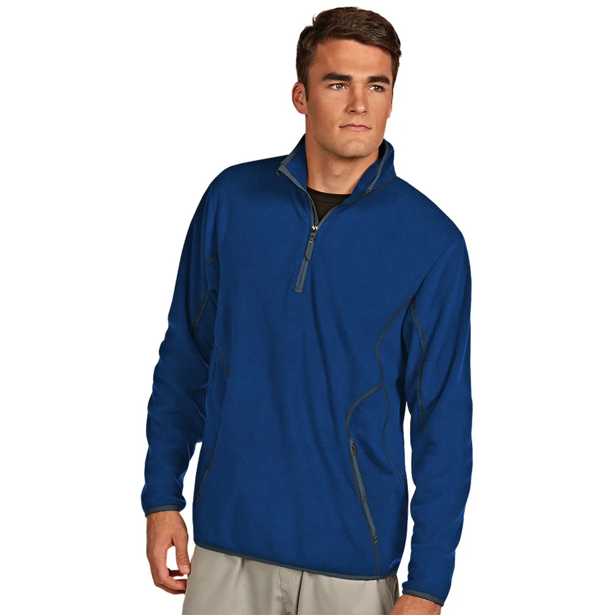 Antigua Men's Dark Royal/Steel Ice Jacket