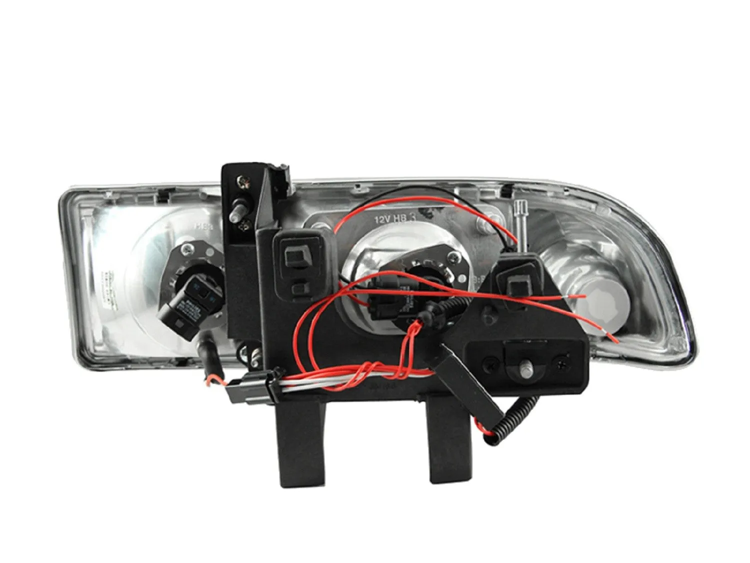 Anzo Projector Headlights Chevy S-10 / Blazer S-10 (98-05) [w/ LED Halo] Black or Chrome Housing