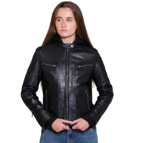 April Womens Lambskin Fashion Leather Jacket