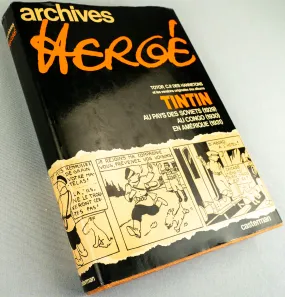 ARCHIVES HERGE VOLUME 1 1973 1st Edition x3 Tintin Books Totor Hardback Rare EO