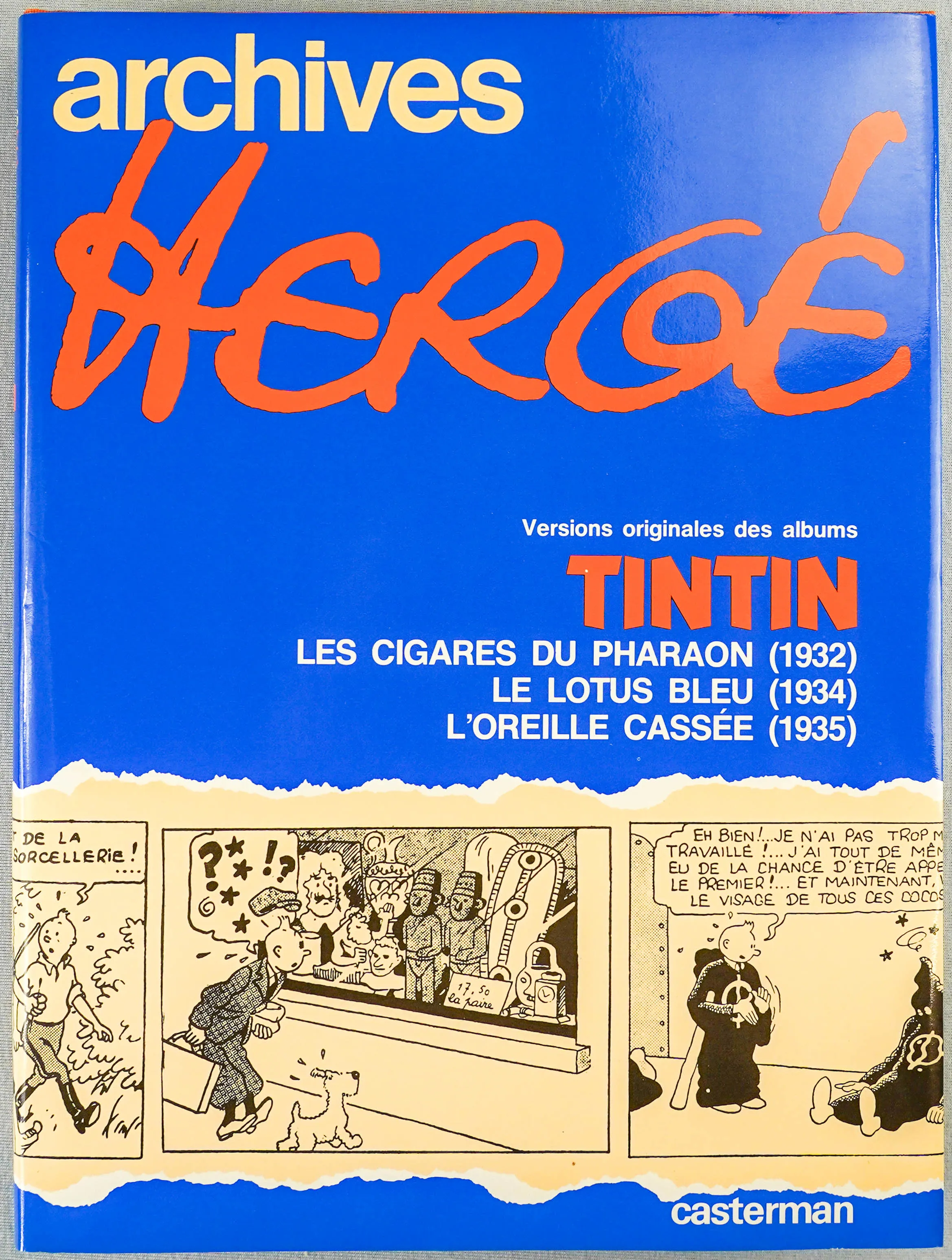 ARCHIVES HERGE Volume 3: 1st Edition Tintin Books Totor Hardback Rare EO