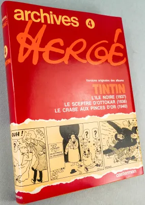 ARCHIVES HERGE Volume 4: 1st Edition Tintin Books Totor Hardback Rare EO