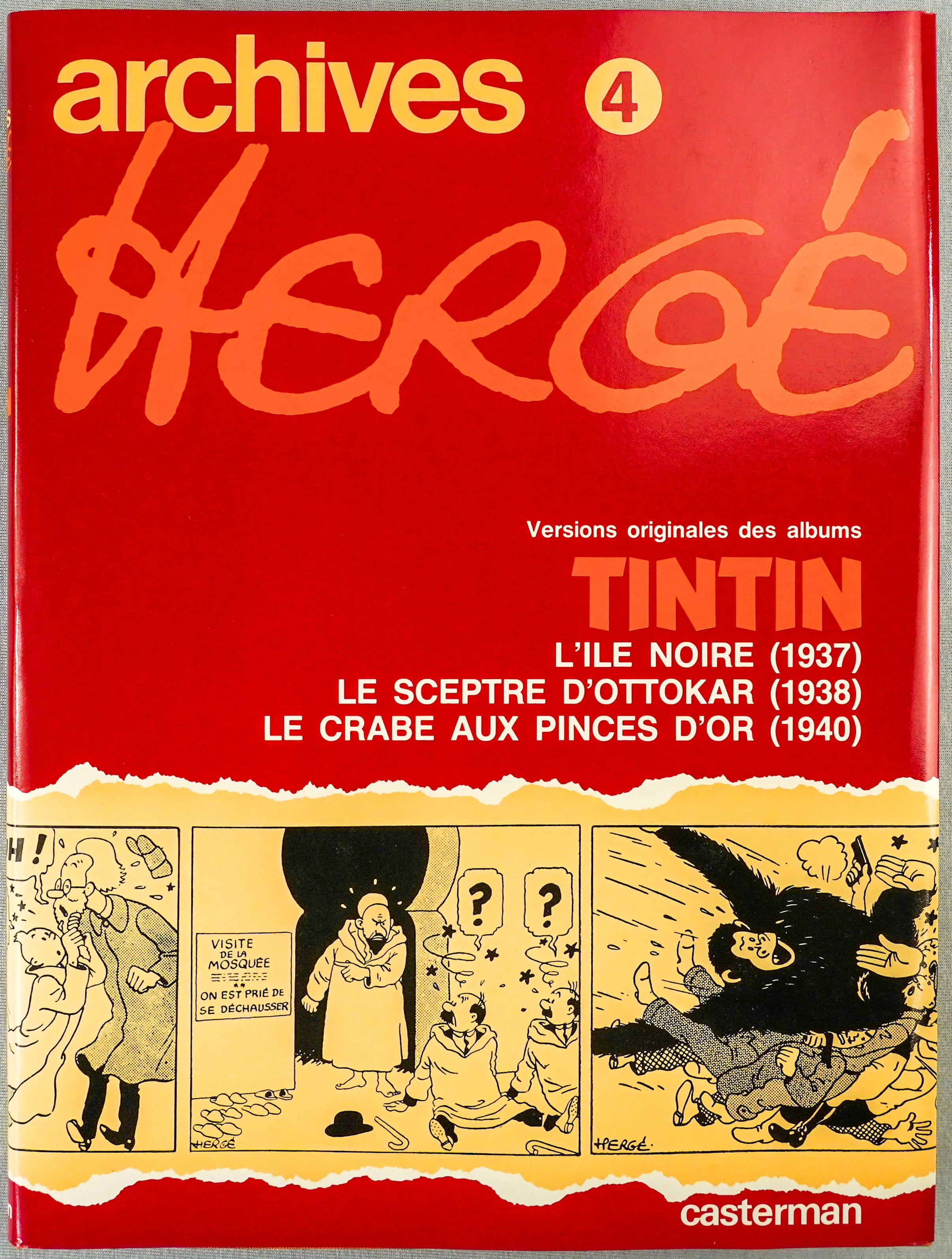 ARCHIVES HERGE Volume 4: 1st Edition Tintin Books Totor Hardback Rare EO