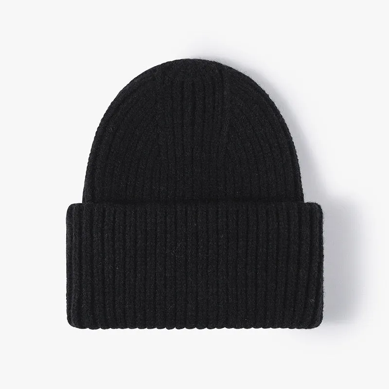 Arya Unisex Wool Beanie Hat (Premium Quality) - Black