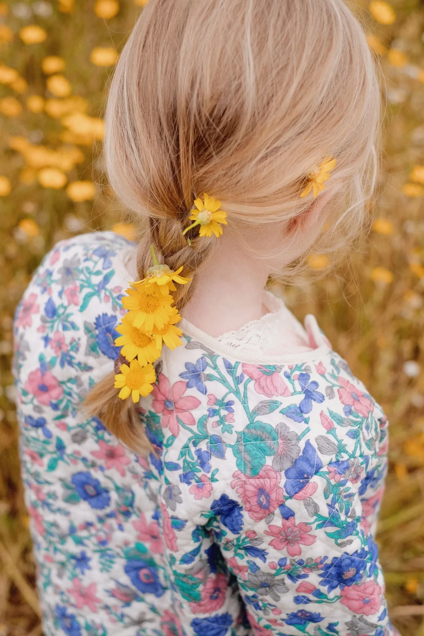 Astrid Jacket in Blue Summer Meadow