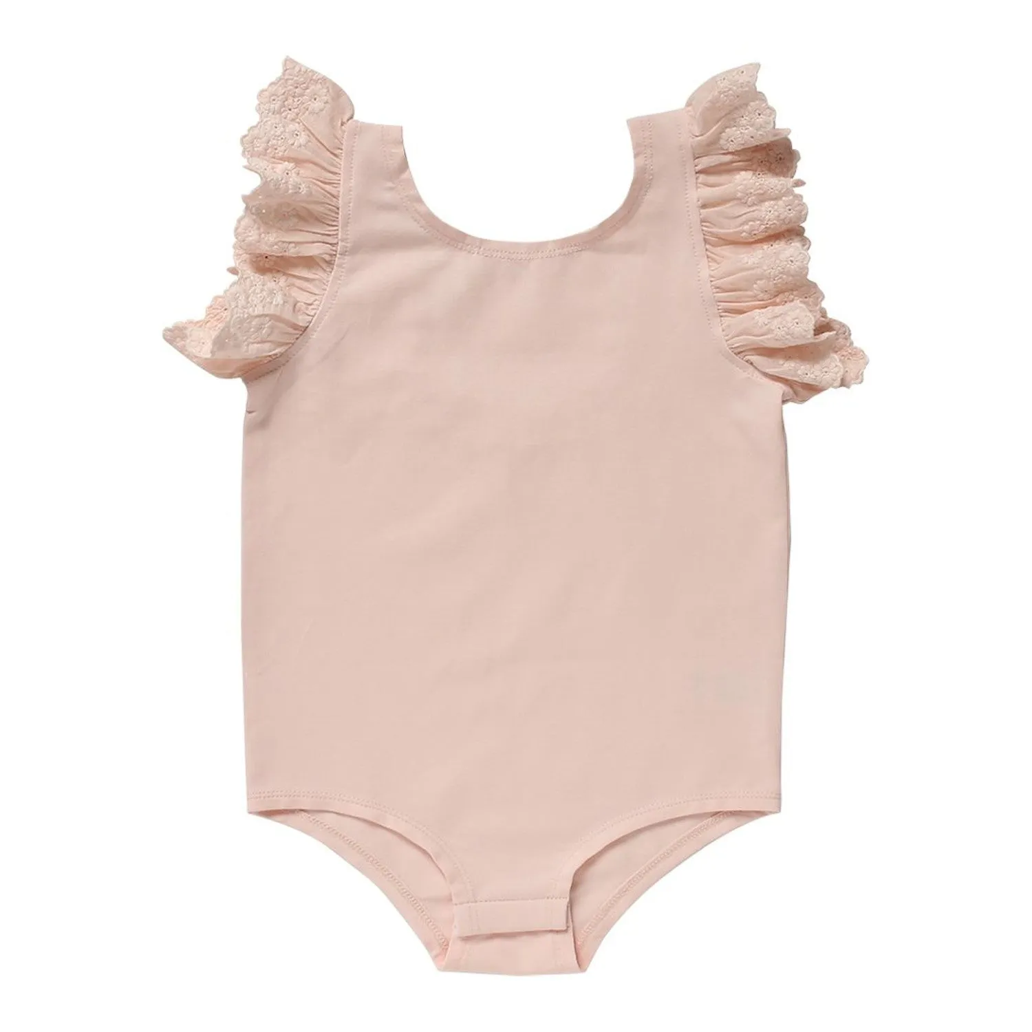 Aubrie Dixie Flutter Bodysuit Ballet Pink