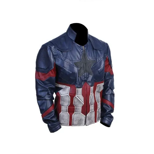 Avengers Infinity War Captain America Jacket