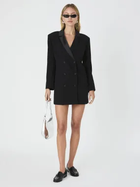 Azra Carey Satin Blazer Dress