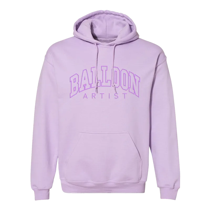 Balloon Artist Embroidered Lavender Hoodie