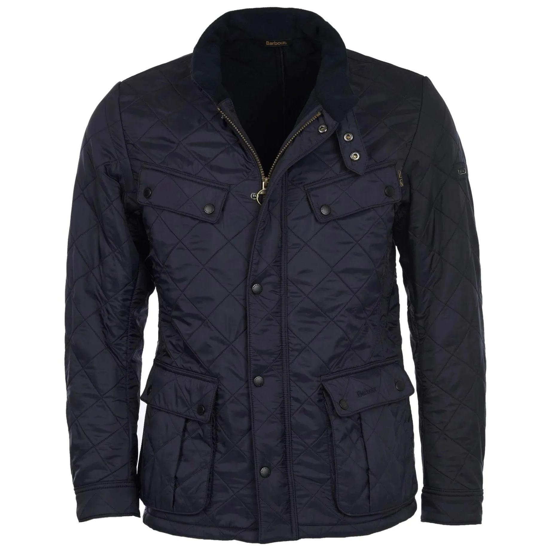 Barbour International Ariel Polarquilt Jacket In Navy