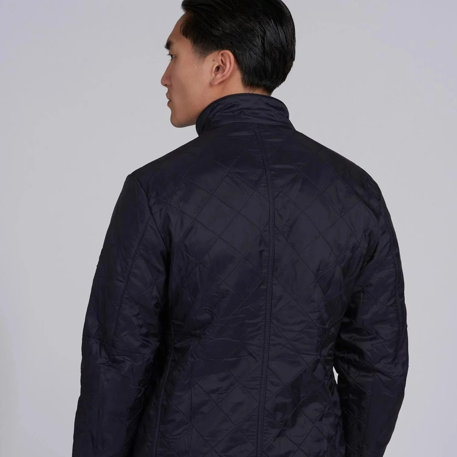 Barbour International Ariel Polarquilt Jacket In Navy