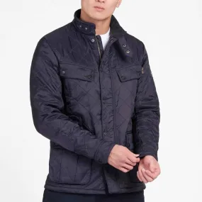 Barbour International Ariel Polarquilt Jacket In Navy