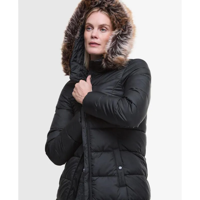 Barbour Rosoman Ladies Quilted Jacket - Black