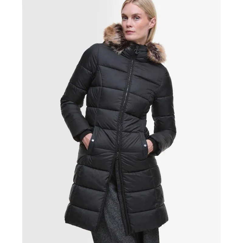 Barbour Rosoman Ladies Quilted Jacket - Black